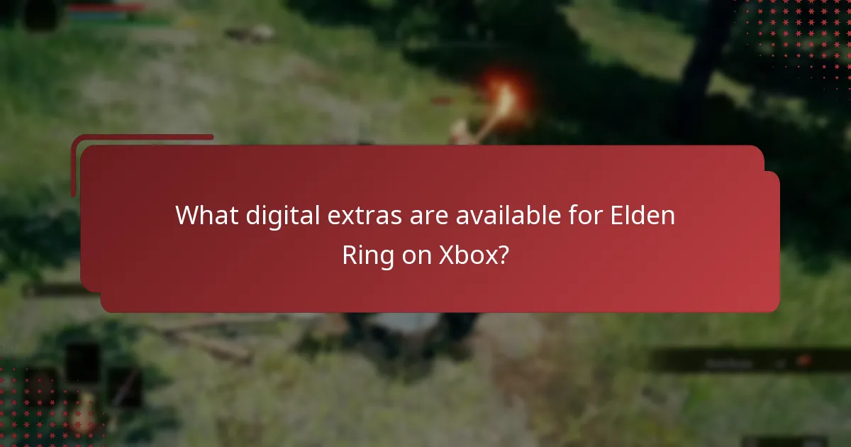 What digital extras are available for Elden Ring on Xbox?